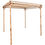 Miniature : Pergola en bambou