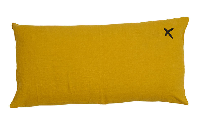 coussin en lin xxl 55 x 110 cm