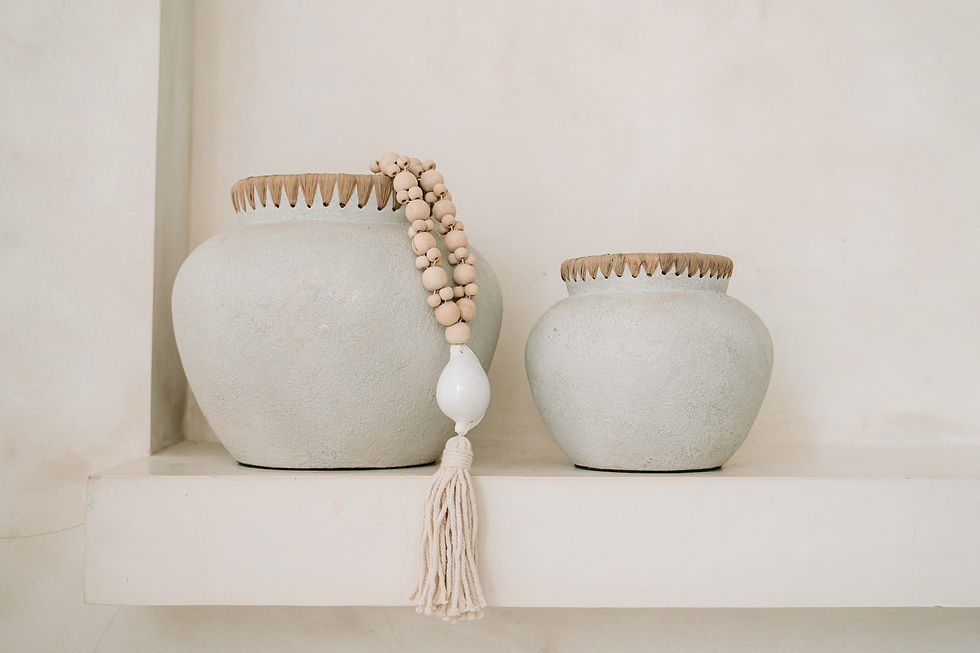 Miniature : vase en terracotta couleur gris béton bazar bizar 3 tailles