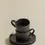Miniature : tasses noires en grès