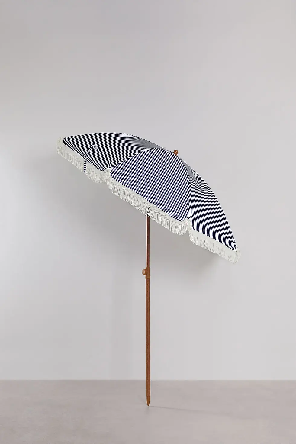 Miniature : Parasol Ø175 cm en tissu rayures Bleu et Blanc
