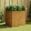Miniature : jardinière carrée en acier corten 80 x80 x 80 cm