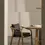 Thumbnail: chaise avec accoudoirs en bois d'acacia et textile noir