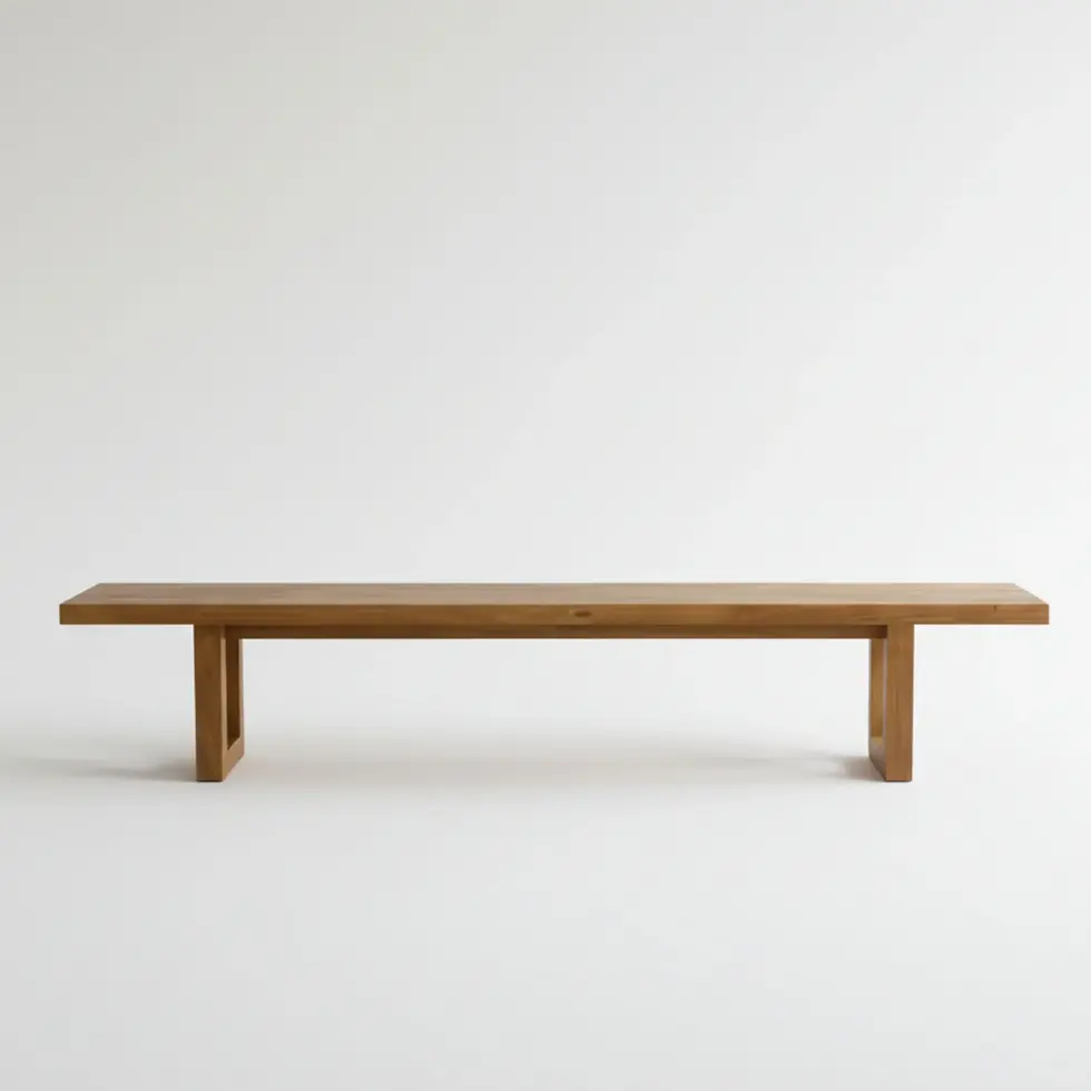 Banc en teck recyclé 220 cm - Bazar Bizar