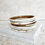 Thumbnail: bracelet jonc en corne de buffle couleur blond