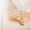 Miniature : Suspension en rotin forme chapeau inversé diamètre 150 cm