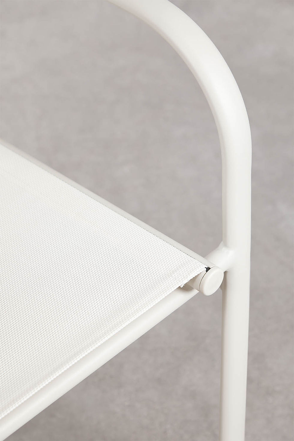 Miniature : Chaise de jardin en aluminium Blanc