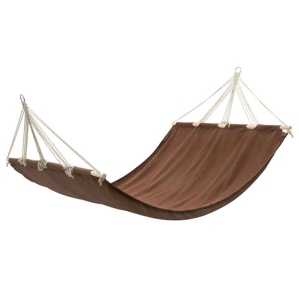Hamac XL en toile - 210 x 150 cm