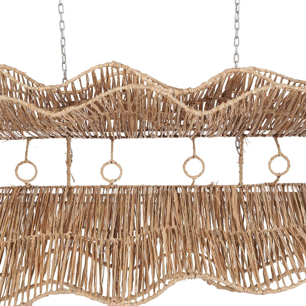 Miniature : Suspension longueur 135 cm en herbes marines