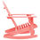 Thumbnail: fauteuil à bascule Adirondack en bois rose
