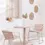 Miniature : Ensemble table ovale et 2 chaises - Nude