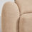 Thumbnail: Canapé en tissu chenille Latte Brown