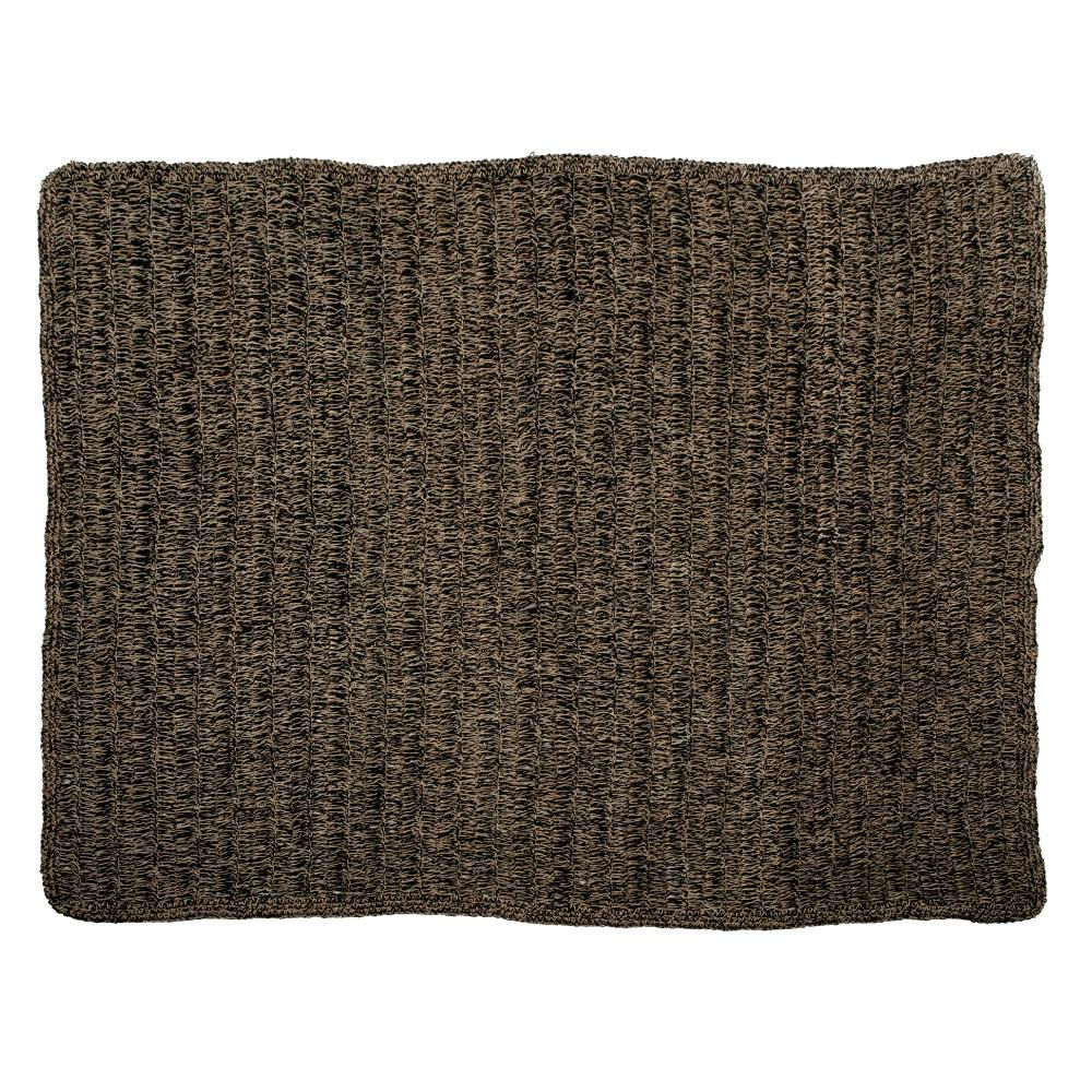 tapis-sisal-raphia-noir-naturel