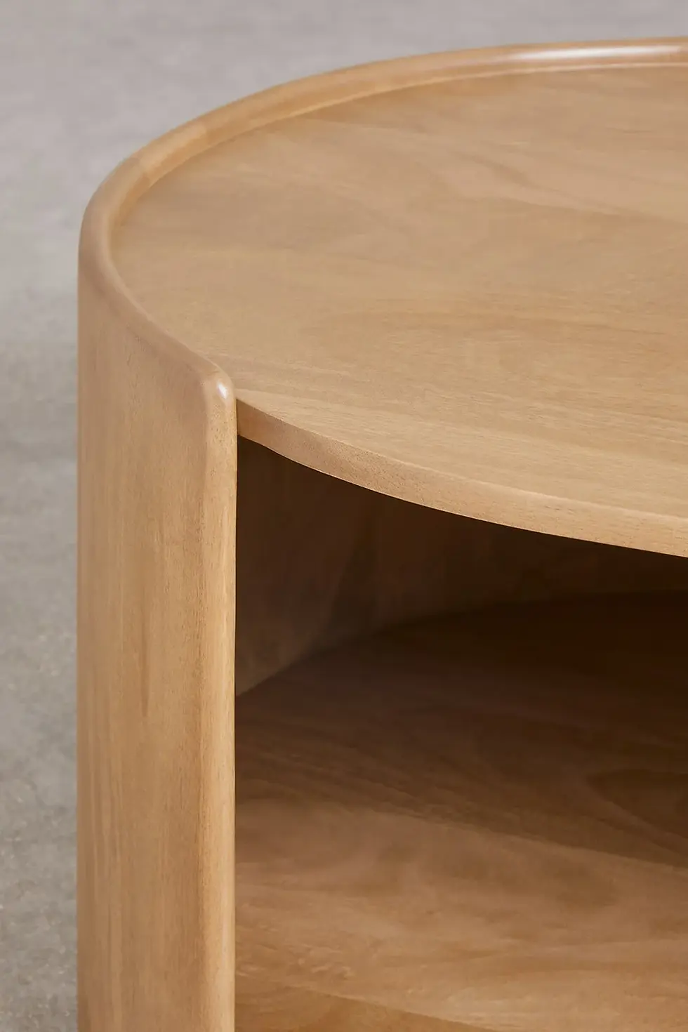 Miniature : Table basse ovale 110x60 cm en bois de manguier