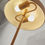 Thumbnail: lampe de table forme champignon hauteur 45 cm couleur moutarde