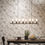 Miniature : suspension horizontale fer noir 8 douilles orientables