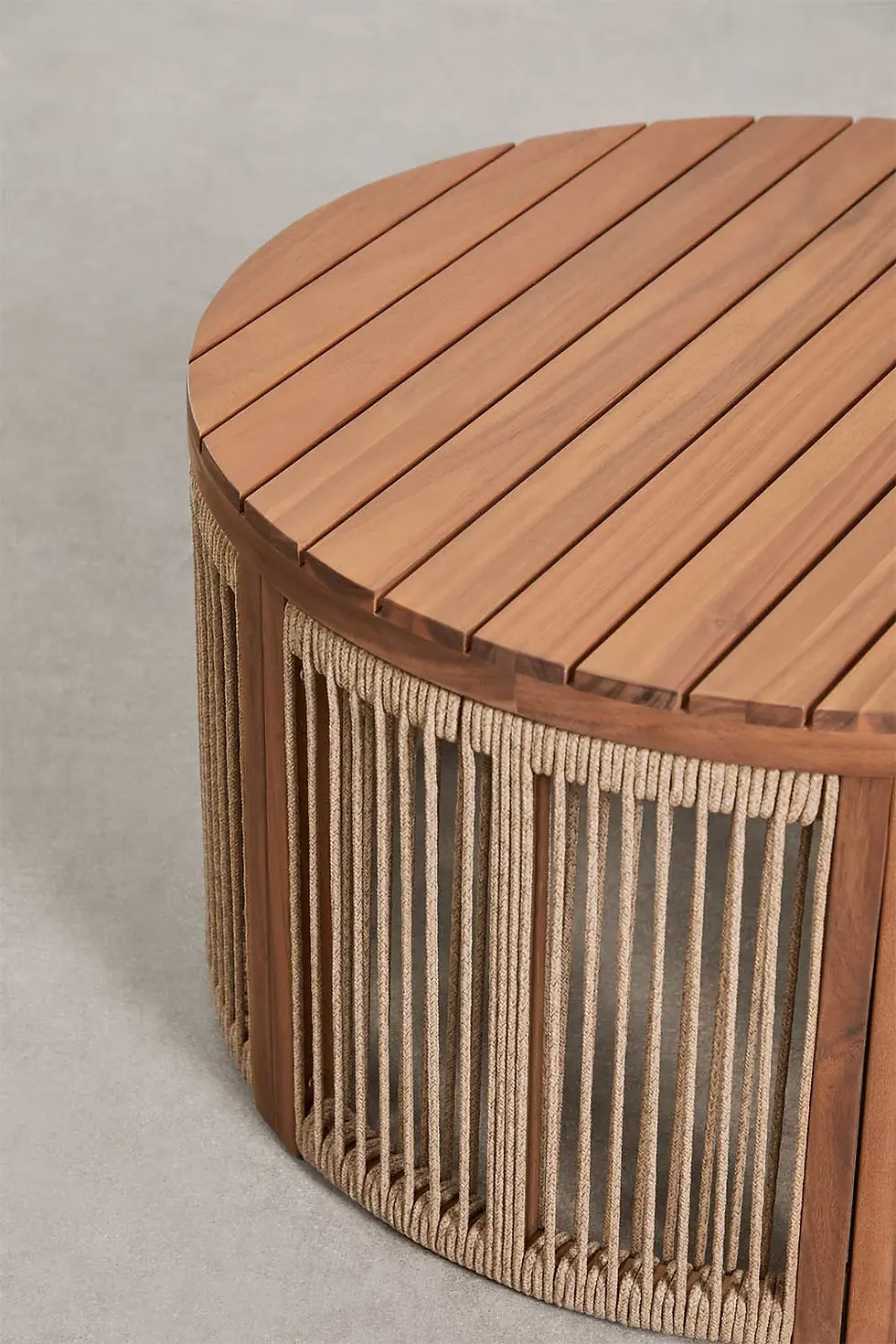 Miniature : Ensemble de jardin canape fauteuils et table basse en bois d'acacia