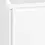 Miniature : commode 3 tiroirs en MDF blanc