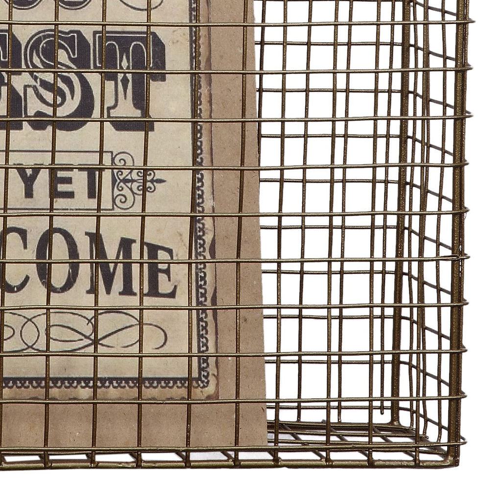 Miniature : porte-magazines mural couleur laiton