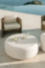 Table basse en ciment Ø100 cm