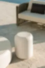 Table d'appoint de jardin en ciment Ø35 cm