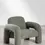 Miniature : Fauteuil en tissu bouclette Vert Sauge Nicxon