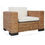 Thumbnail: Fauteuil en rotin naturel avec coussins