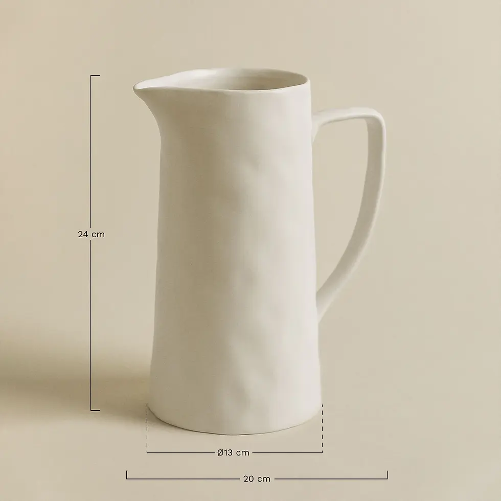 Miniature : Carafe en grès noir