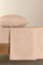 Drap plat en percale de coton lit 90cm - Rose