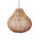 Miniature : suspension en rotin naturel forme goutte