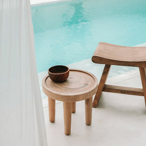 stools, armchair, garden benches
