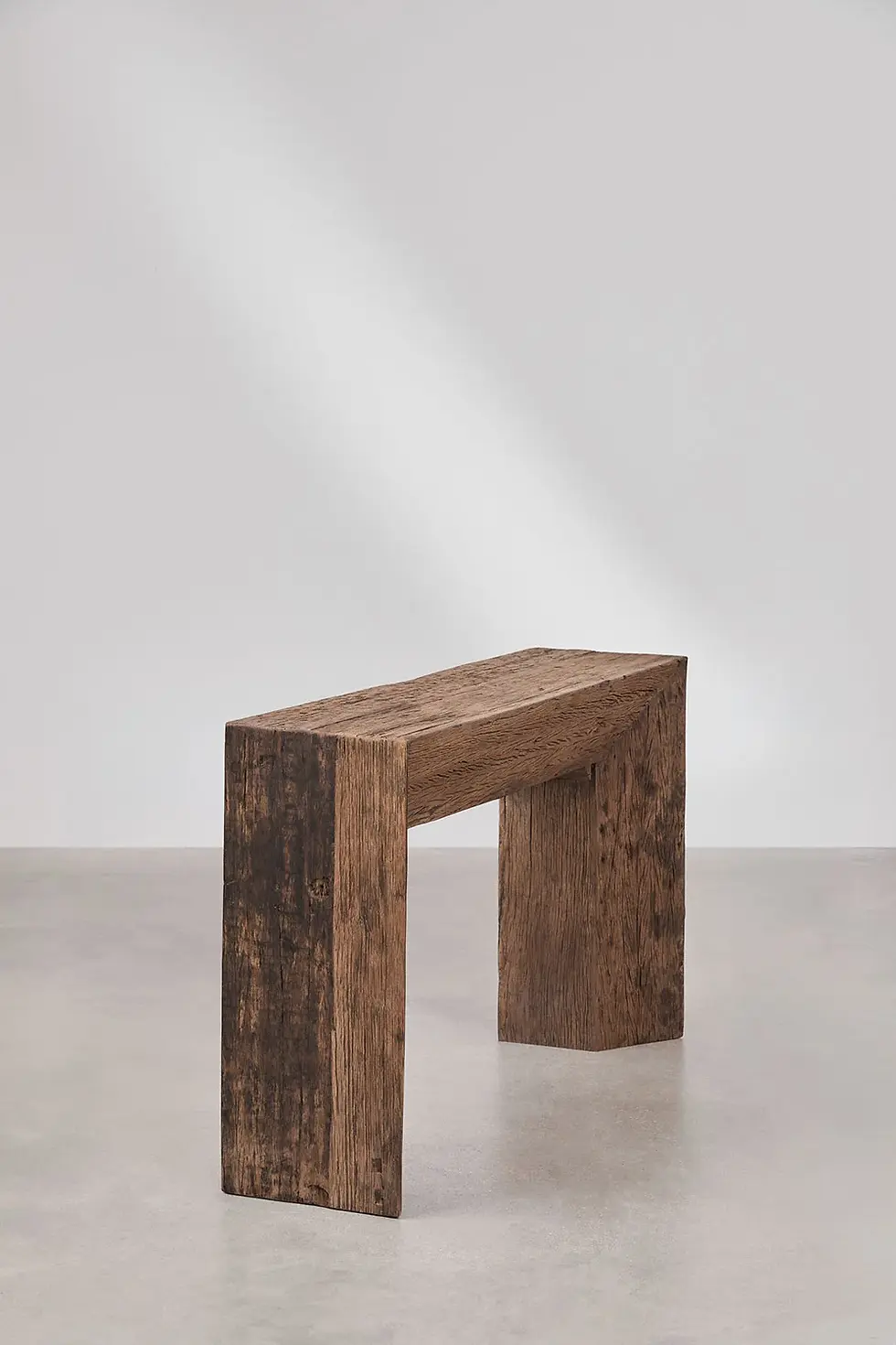 Miniature : Console d'entrée en bois recyclé 150x35cm