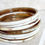 Thumbnail: bracelet jonc en corne de buffle couleur blond