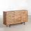 Thumbnail: meuble en acacia 147 cm facade bois ondulé