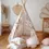 Thumbnail: Tente tipi avec motifs fleurs pastels pour enfants