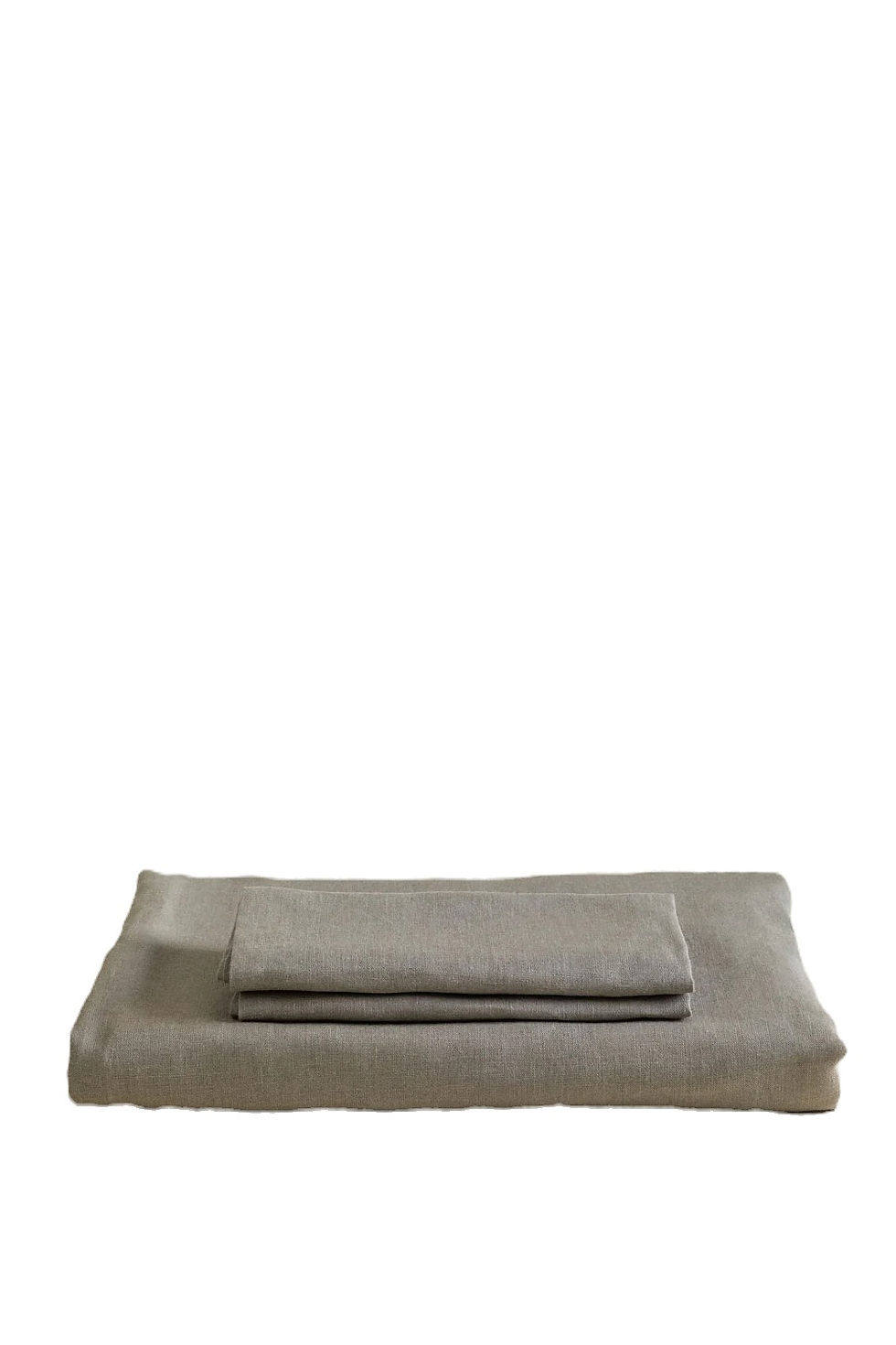 Miniature : nappe en lin kaki