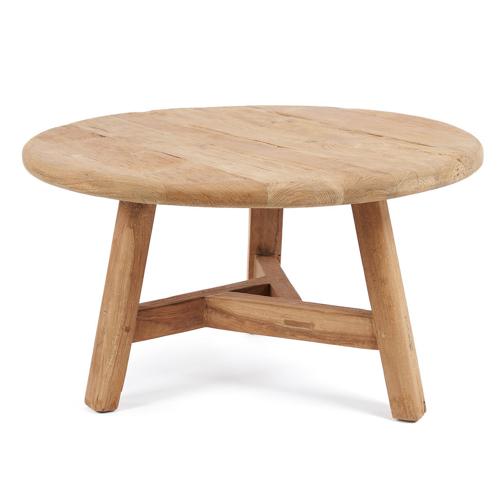 Miniature : table basse en teck recyclé