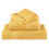 Thumbnail: Ensemble de 8 serviettes jaunes 600 g/m² - SIAM