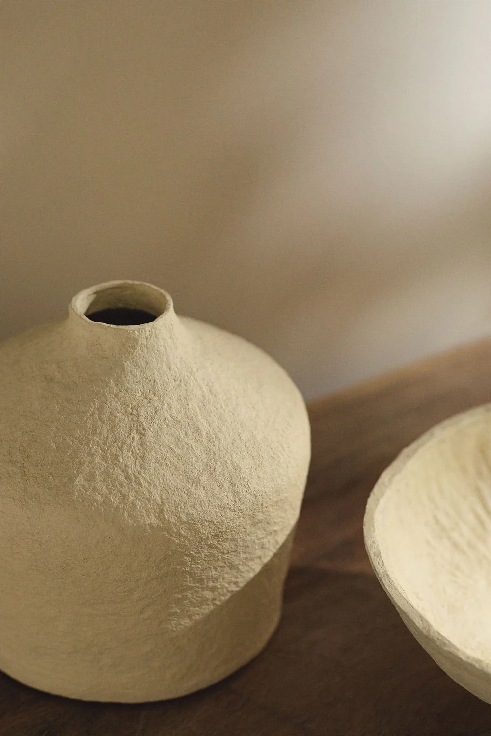 vase en papier maché