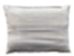 coussin en coton intérieur kapok gris clair et écru