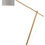 Thumbnail: lampadaire en bambou avec abat-jour en lin écologique