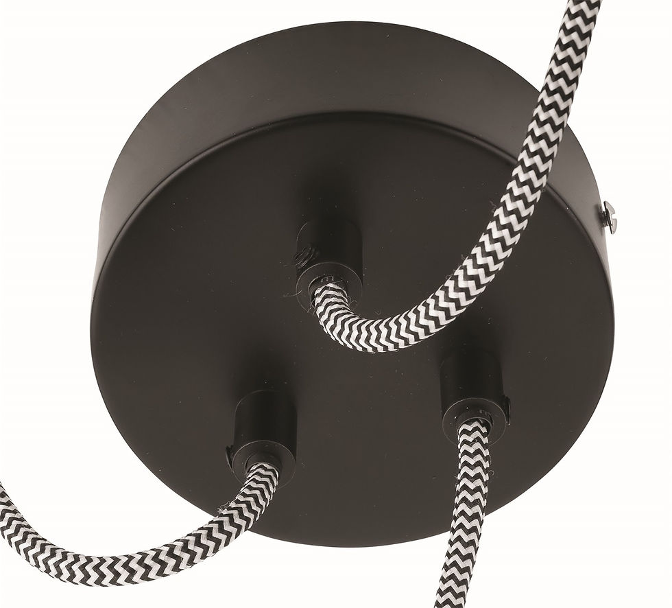 Miniature : Suspension triple en rotin marque Good And Mojo