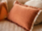 Miniature : coussin en pure laine unie 5 couleurs différentes
