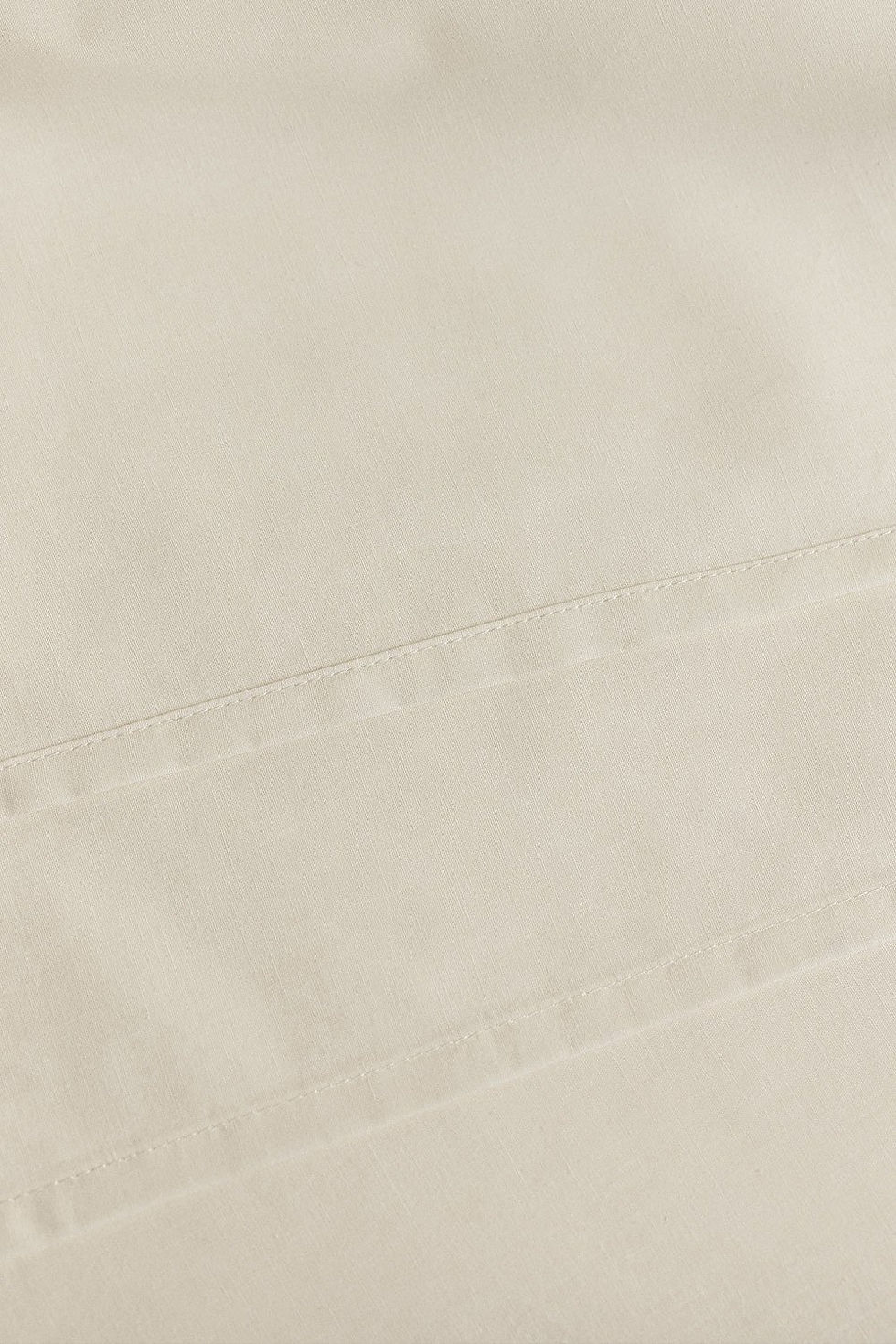 Miniature : Drap plat en percale de coton lit 90cm - Blanc Crème