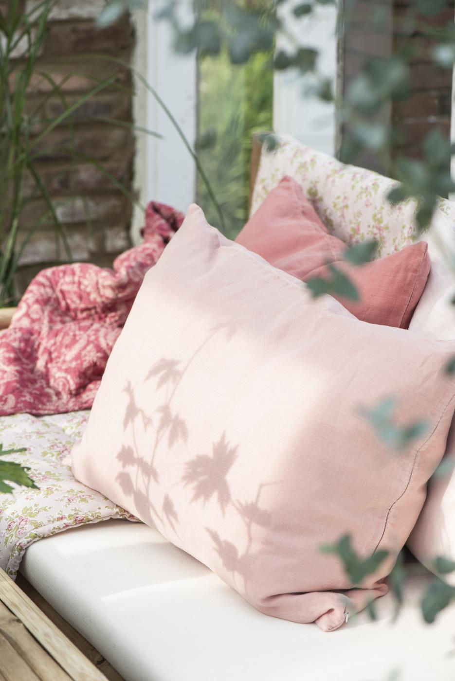Miniature : coussin-lin-rose