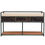 Miniature : banc de rangement avec 3 tiroirs effet métal vieilli style industriel