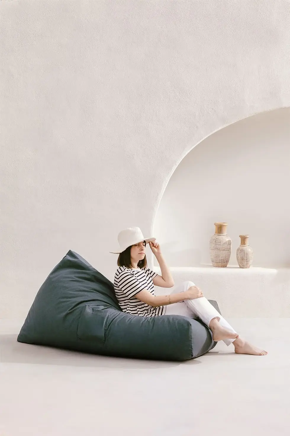 Miniature : pouf de jardin 150 x 110 cm