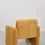 Miniature : Fauteuil en velours chenille Jaune