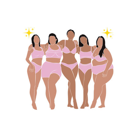 Groupe de femmes unie