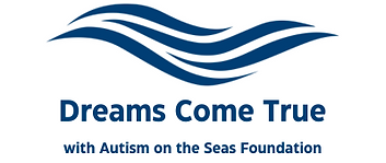 Blue waves in a logo with the words Dreams Come True written below